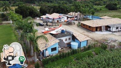 Desfrute da vista do exterior Recanto do Avião - Restaurante em Piracaia SP