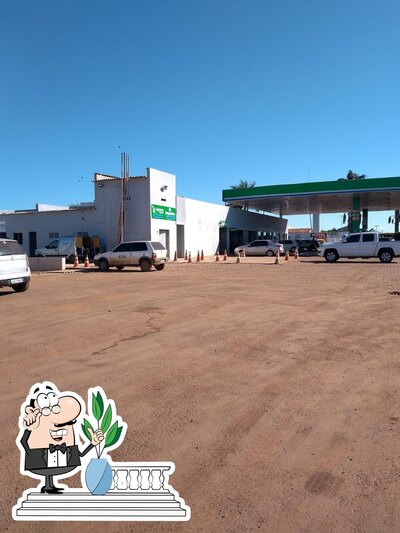 Desfrute da vista do exterior Stop Lanches