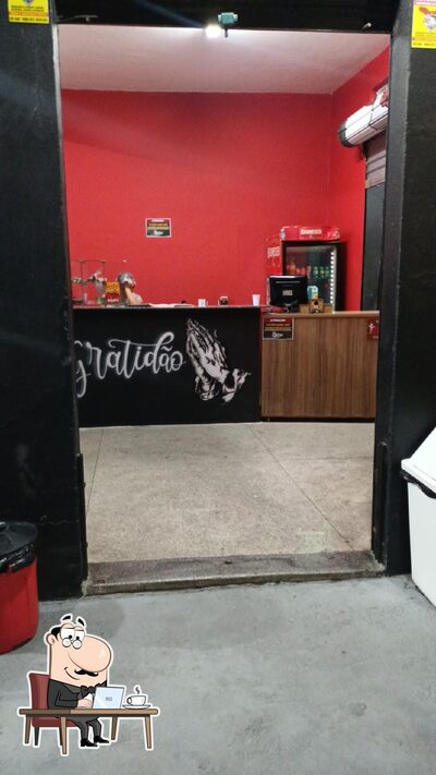 O interior do Boizão Lanches