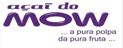 O logotipo do Açaí do Mow