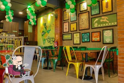 The interior of Chaayos Cafe at Sector 14 Market