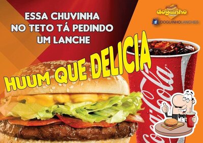 Experimente um hambúrguer no Doguinho