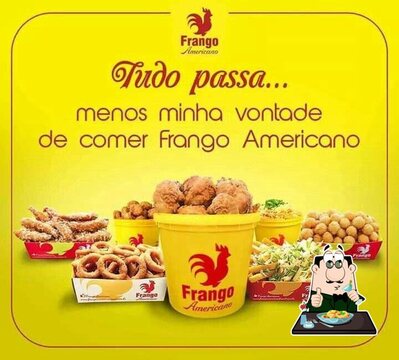 Comida em Frango Americano
