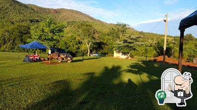 Você pode espairecer no exterior Pousada Cafundó