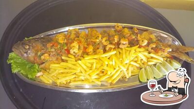 Platos en Restaurante Mergulhador Praia Tucuns