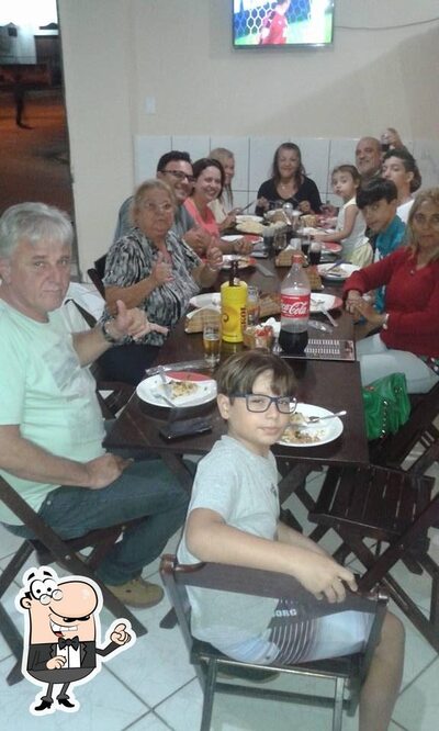 O interior do Pizzaria Mandaro