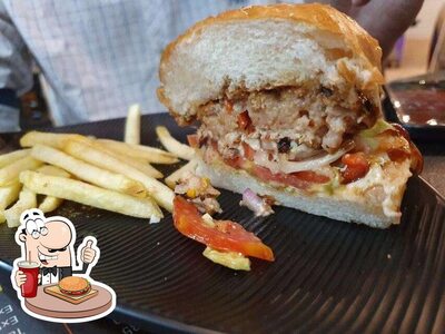SB DURGA's Cafe House offers a variety of options for burger lovers
