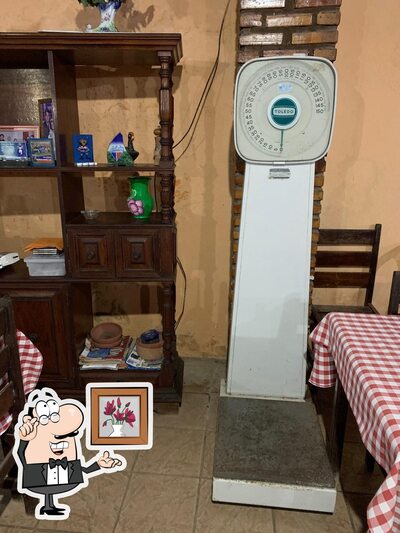 O interior do Restaurante da Tia Mirian