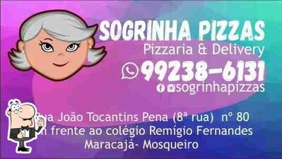 A representação gráfica da marca do Sogrinha Pizzas