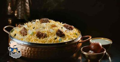 Food at Behrouz Biryani