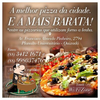 Comida em Restaurante e Pizzaria Piazza Italia