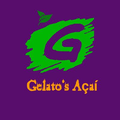 O logotipo do Gelato's Açaí