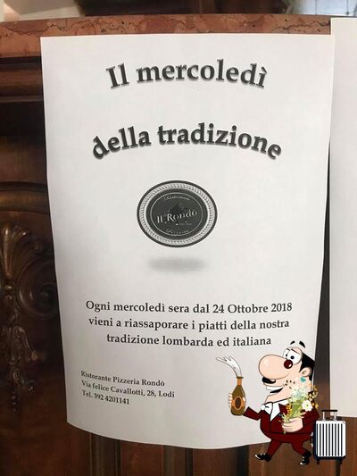 Ristorante Pizzeria il Rondò serve alcolici