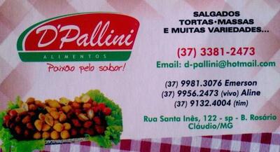O D'Pallini Alimentos tem seu próprio logotipo