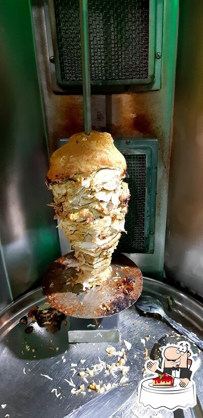 Kane's chicken shawarma serves a selection of sweet dishes