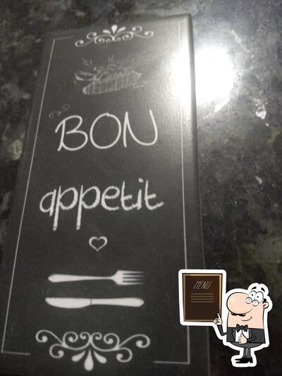 Dê uma olhada nos menu no quadro negro