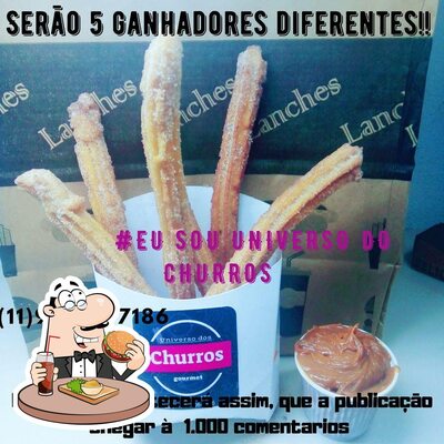 Universo_do_churros Guararema SP provê uma infinidade de opções para os amantes dos hambúrgueres