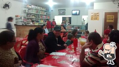 O interior do Pizzaria Romeiro