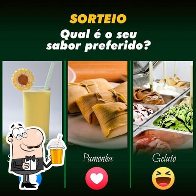 Venha provar diversos drinques disponíveis no Recanto da Pamonha