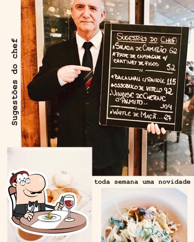 Comida em Chez L'Ami Martin