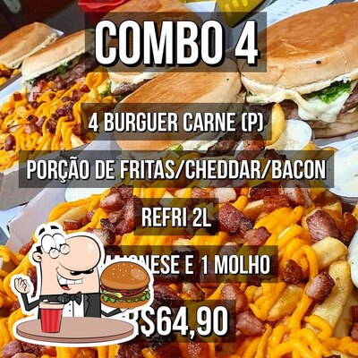 Peça um hambúrguer no Baita Burguer Delivery Gravataí RS
