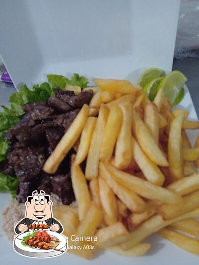 Comida em Prensadão burguer