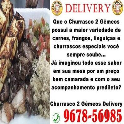 Leia as informações sobre o Churrasco 2 Gêmeos Seropédica RJ