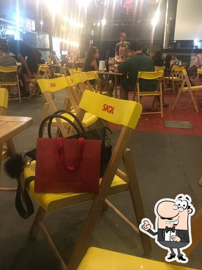 O interior do Food Park Arena