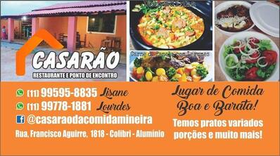 Leia as informações sobre o Restaurante Casarão_aluminio