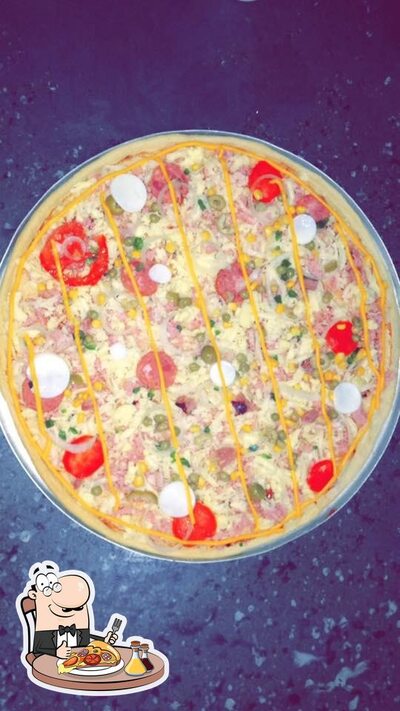 No Art pizza, você pode pedir pizza