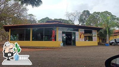Você pode espairecer no na área externa do Lanchonete Nossa Senhora Aparecida