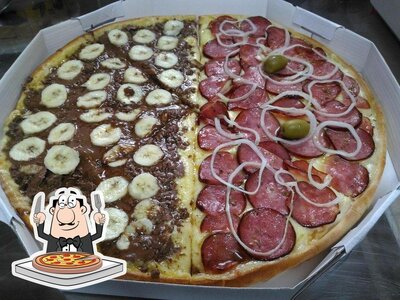 Escolha diferentes tipos de pizza