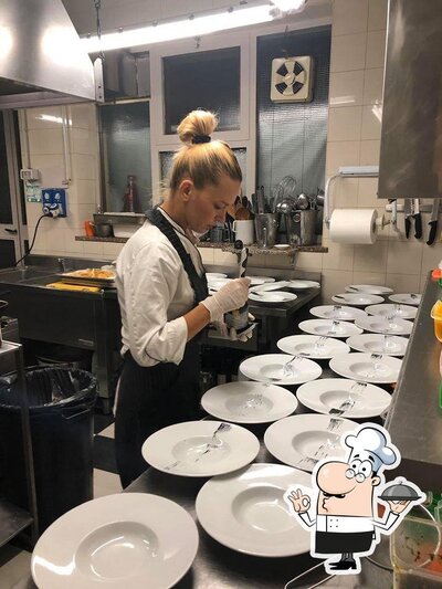 Ordina i piatti preparati dallo chef