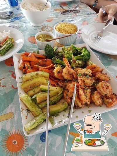 Comida em Restaurante El Capitan