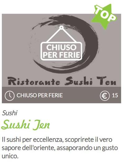 Leggi le informazioni su Ristorante Sushi Ten 2