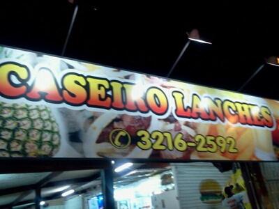 O Caseiro Lanches tem seu próprio respresentação visual