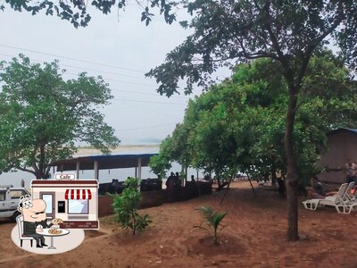 You can get some fresh air outside Fantasy Beach Resort