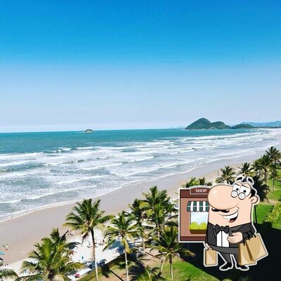 Desfrute da vista da área externa do Riviera BBQ