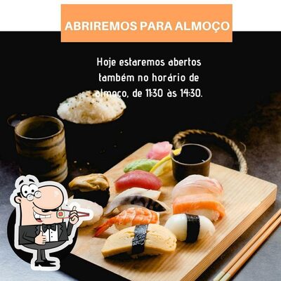 Prove diferentes opções de sushi