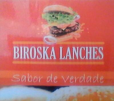 Aqui está a publicidade do BIROSKA LANCHES