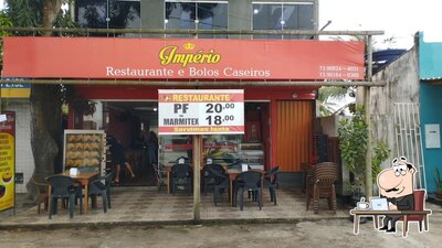 Veja imagens do interior do Império do bolo e restaurante
