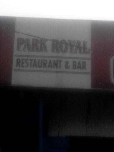The advertisement displays information about Park Royal