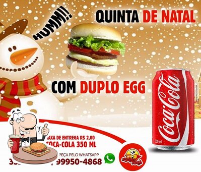Experimente um dos hambúrgueres oferecidos no SuperDog
