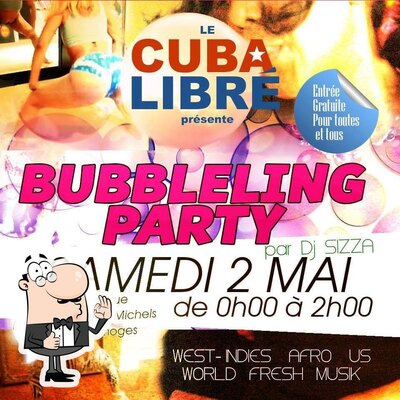 Voici l'annonce publicitaire de Cuba Libre Limoges