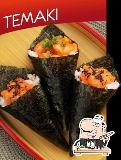 Presenteie-se com sushi no Znsushibar