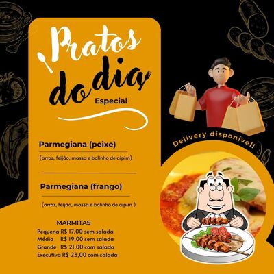 Comida em Marmitaria Menu