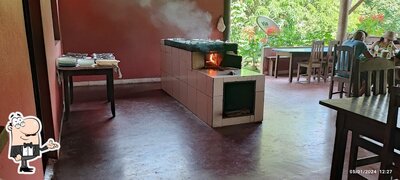 O interior do Pampas Churrascaria