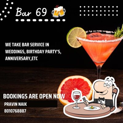 Food at Bar 69