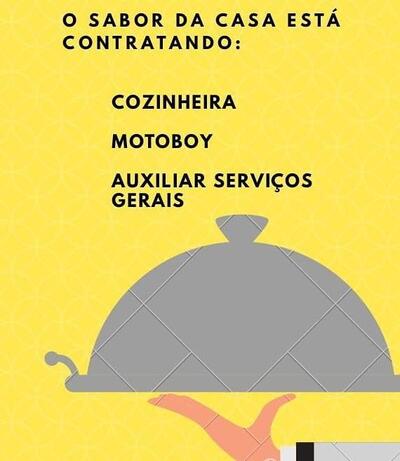 A publicidade apresenta informações sobre o Sabor da Casa