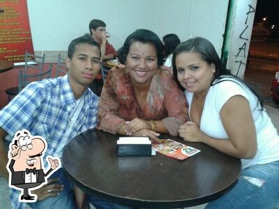 O interior do Pizzaria Nathely